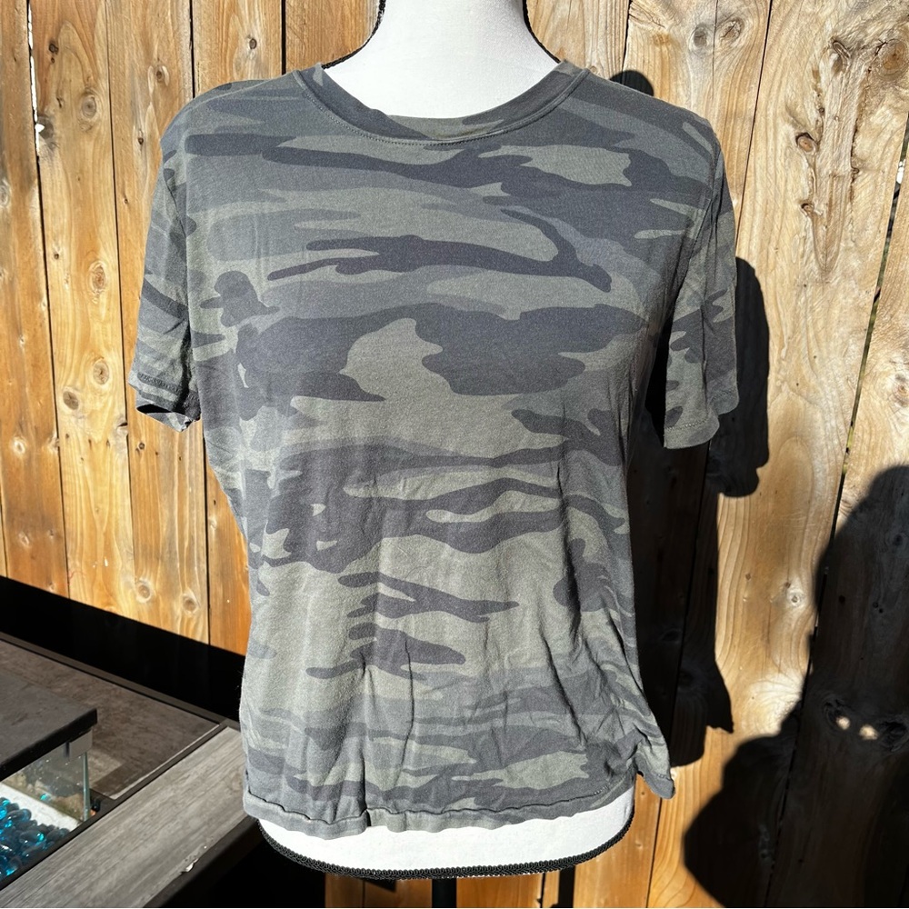 Splendid Olive Camouflage Tee